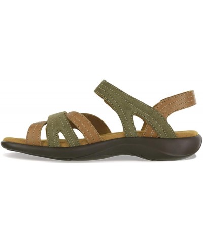 Pier Leather Sandals for Women – Genuine Leather Upper – Padded Insole – Adjustable Hook-and-Loop Closure Desert Sage $43.50 ...