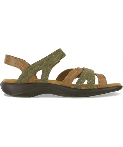 Pier Leather Sandals for Women – Genuine Leather Upper – Padded Insole – Adjustable Hook-and-Loop Closure Desert Sage $43.50 ...