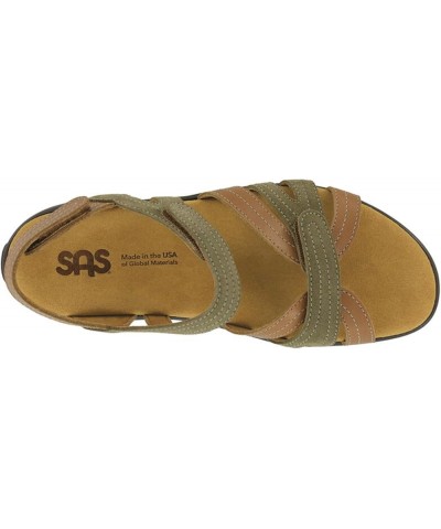 Pier Leather Sandals for Women – Genuine Leather Upper – Padded Insole – Adjustable Hook-and-Loop Closure Desert Sage $43.50 ...