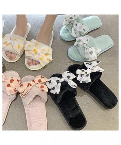 House Slipper for Women Classic Sweet Net Bows Vintage Shopping Teenager Comfy Open Toe Slippers for Ladies Pink $13.63 Slippers