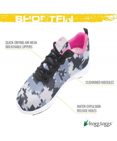 Women's Shortfin Premium Water Draining Quick-Drying Sport Shoe 10 Black/Gray/Pink $19.39 Outdoor Shoes