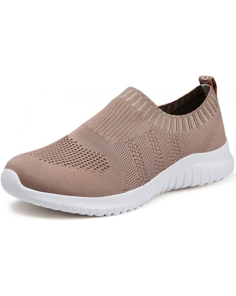 Nurse Shoes Womens Slip on Walking Sneakers Comfortable Lightweight Workout Shoes 2133 Apricot $20.64 Athletic Shoes