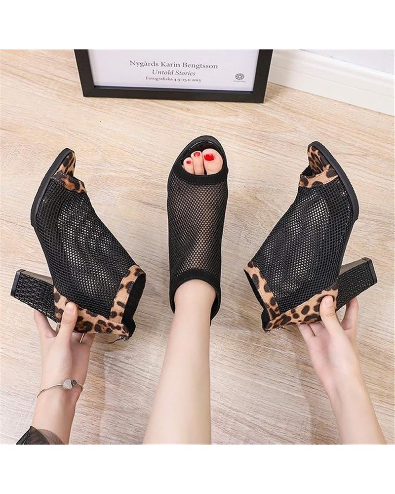 Ladies Sandals Summer High Heeled Sandals Ladies Fish Mouth Sandals Roman Shoes Women Sandals Fashion Peep Toe Shoes Woman Hi...