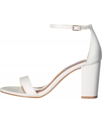 Women's Declair Heeled Sandal White Leather $33.32 Sandals