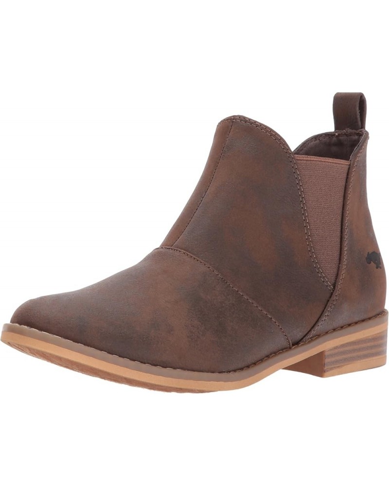 Women's Maylon Ankle Bootie Brown $22.45 Boots