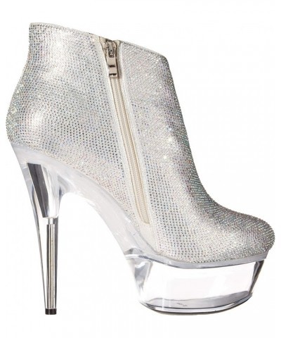 Women's Fashion Boot Silver $37.92 Boots