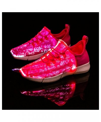 LED Fiber Optic Shoes Light Up Sneakers for Women Men Luminous Trainers Flashing Sneakers for Festivals, Christmas, Halloween...