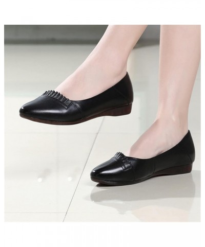 Women's Dolly Shoes, Ballerinas Single Shoes Flat Shoes Soft Sole Wear Comfortable Work Shoes Everyday Wear,A,40 39 C $33.86 ...