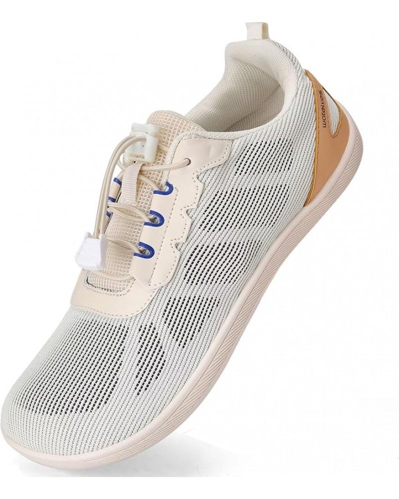 Wide Water Shoes Womens Mens Barefoot Beach Shoes Breathable Mesh Walking Sneakers Zero Drop Minimalist Shoes 146/Beige $15.5...