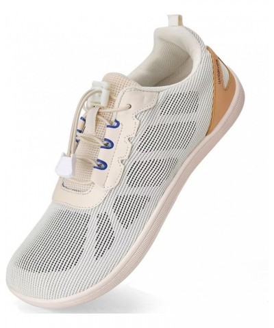 Wide Water Shoes Womens Mens Barefoot Beach Shoes Breathable Mesh Walking Sneakers Zero Drop Minimalist Shoes 146/Beige $15.5...