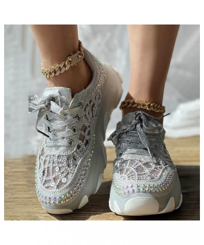 Women Casual Shoes Versatile Fashionable and New Large Women Shoes Fashion Shoes Women Casual Shoes Heels White $19.07 Athlet...